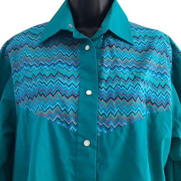 Women’s extra large turquoise southwestern style size XL - Picture 3 of 4